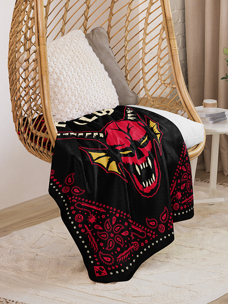 Stranger Things Hellfire Club Blanket | Netflix Shop