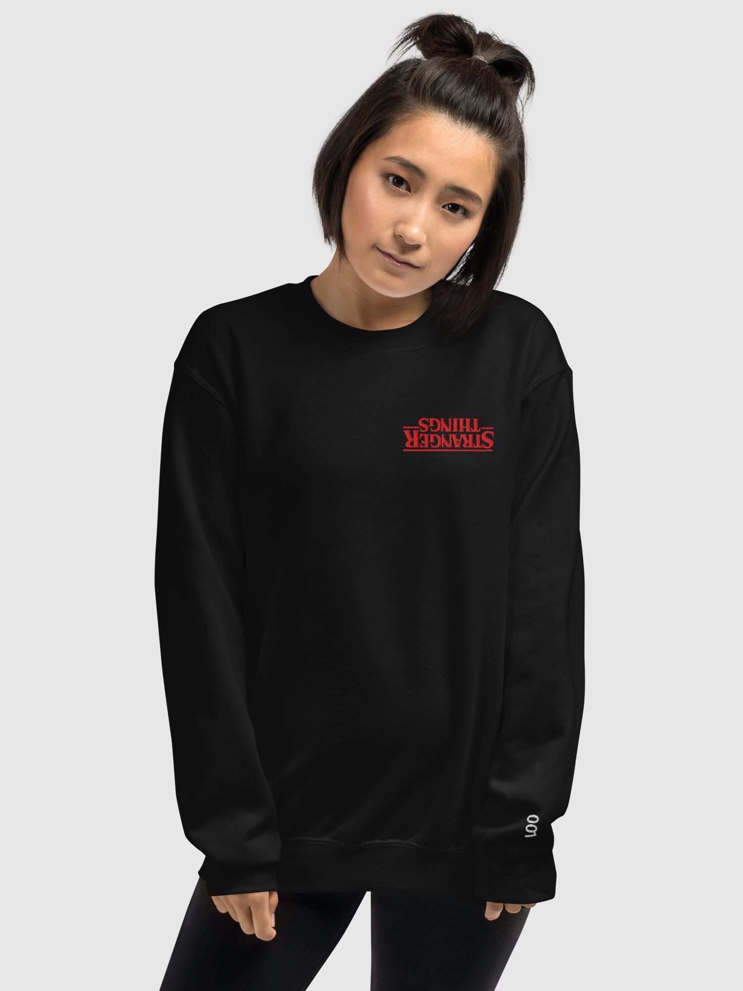 Stranger Things 001 Embroidered Crewneck – Netflix Shop