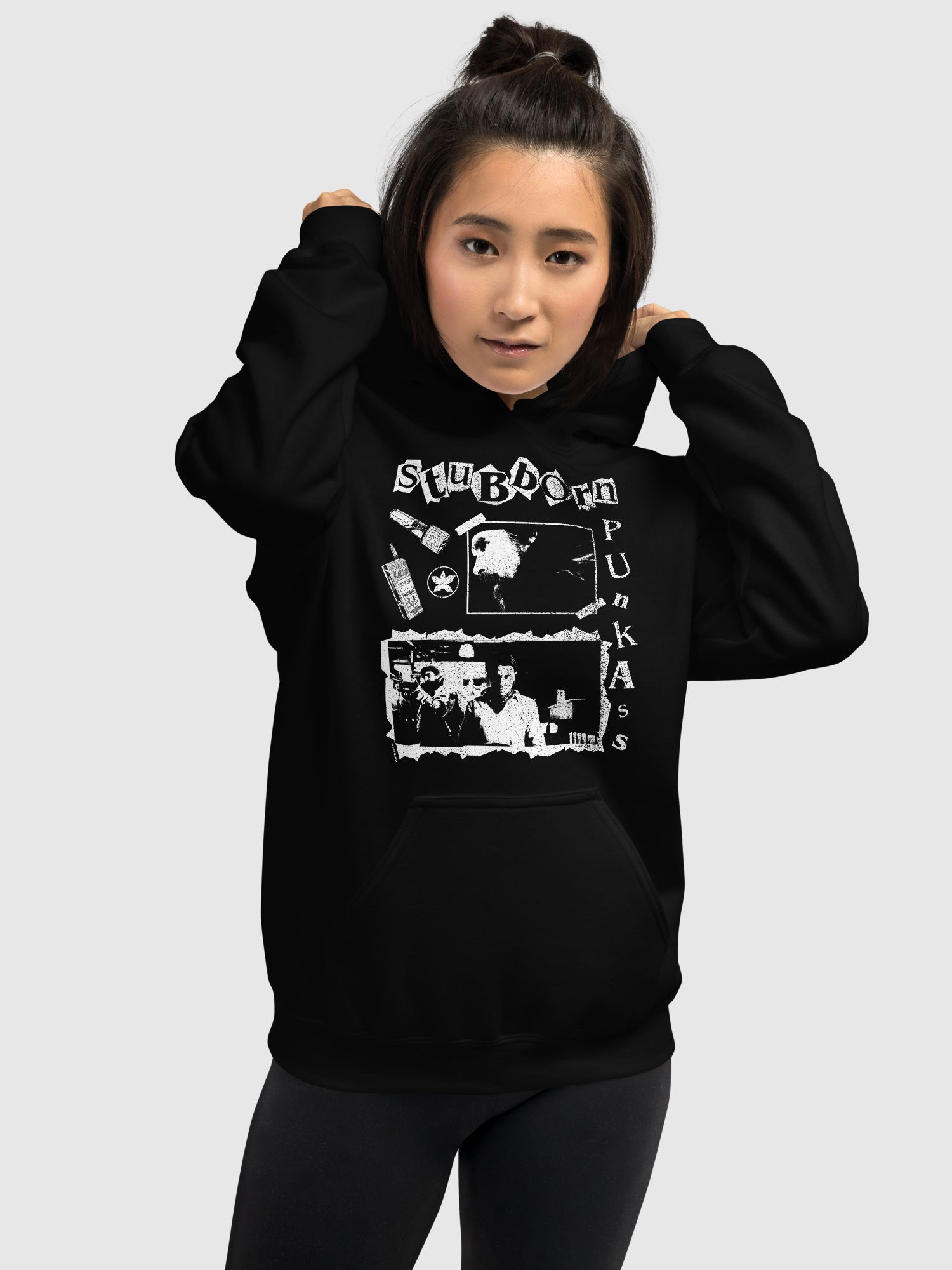 Stranger Things Eleven and Hopper 'Stubborn Punk Ass' Sweater