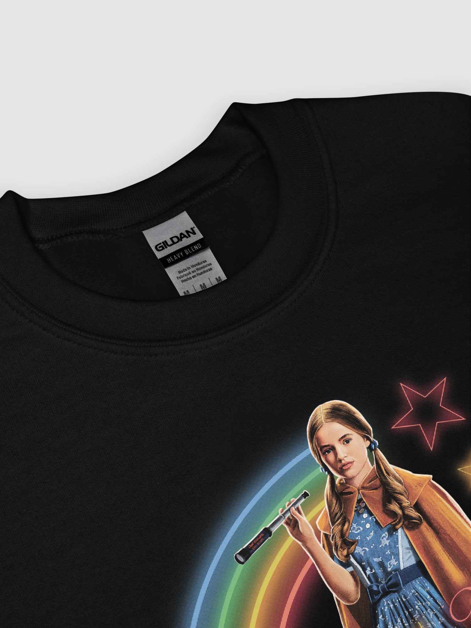Stranger Things Crewneck Holly The Heroic Rainbow – Netflix Shop