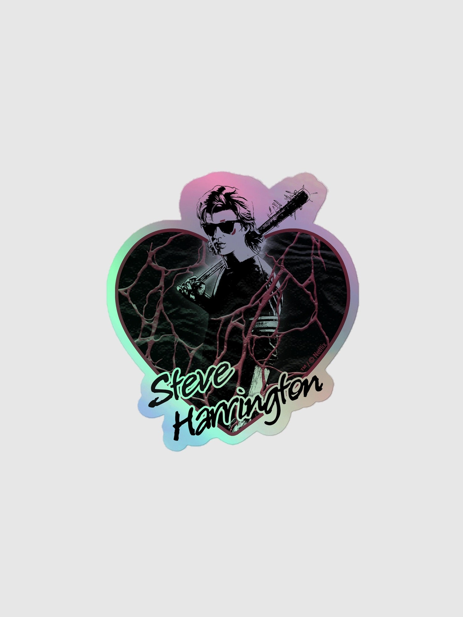 Stranger Things Steve Holographic Sticker – Netflix Shop