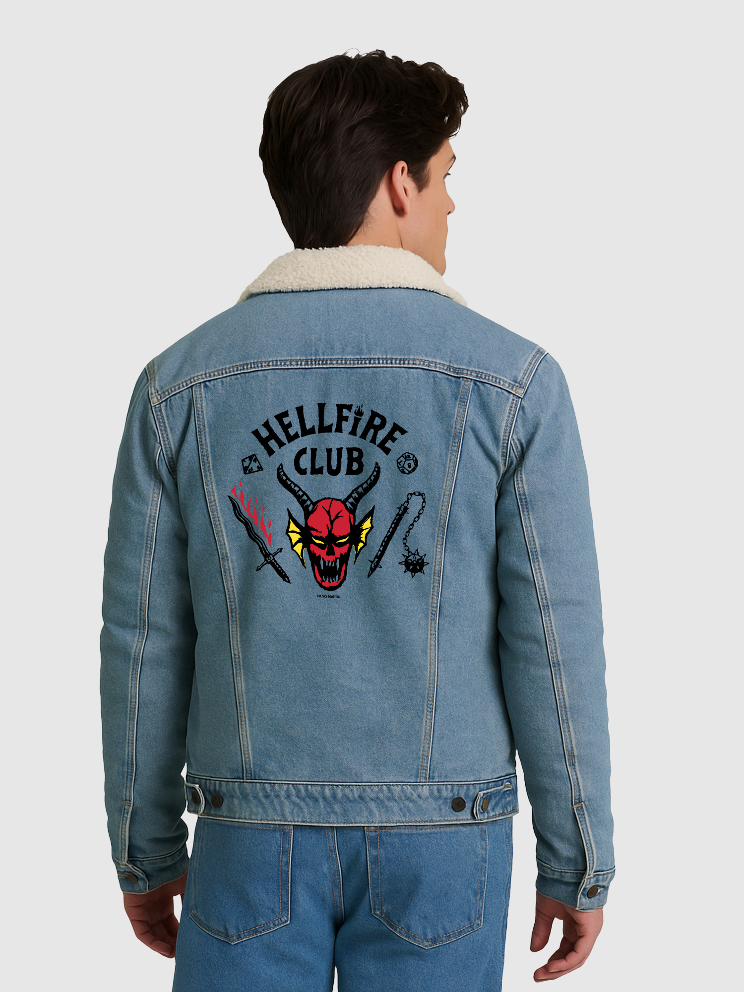 Stranger Things Hellfire Club Denim Jacket – Netflix Shop