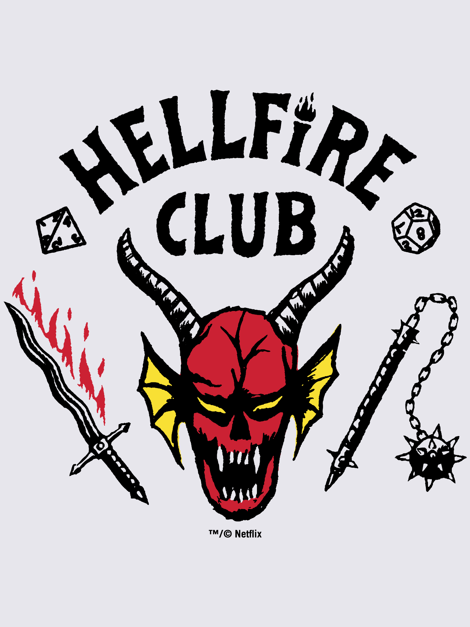Stranger Things Hellfire Club Kids Raglan – Netflix Shop