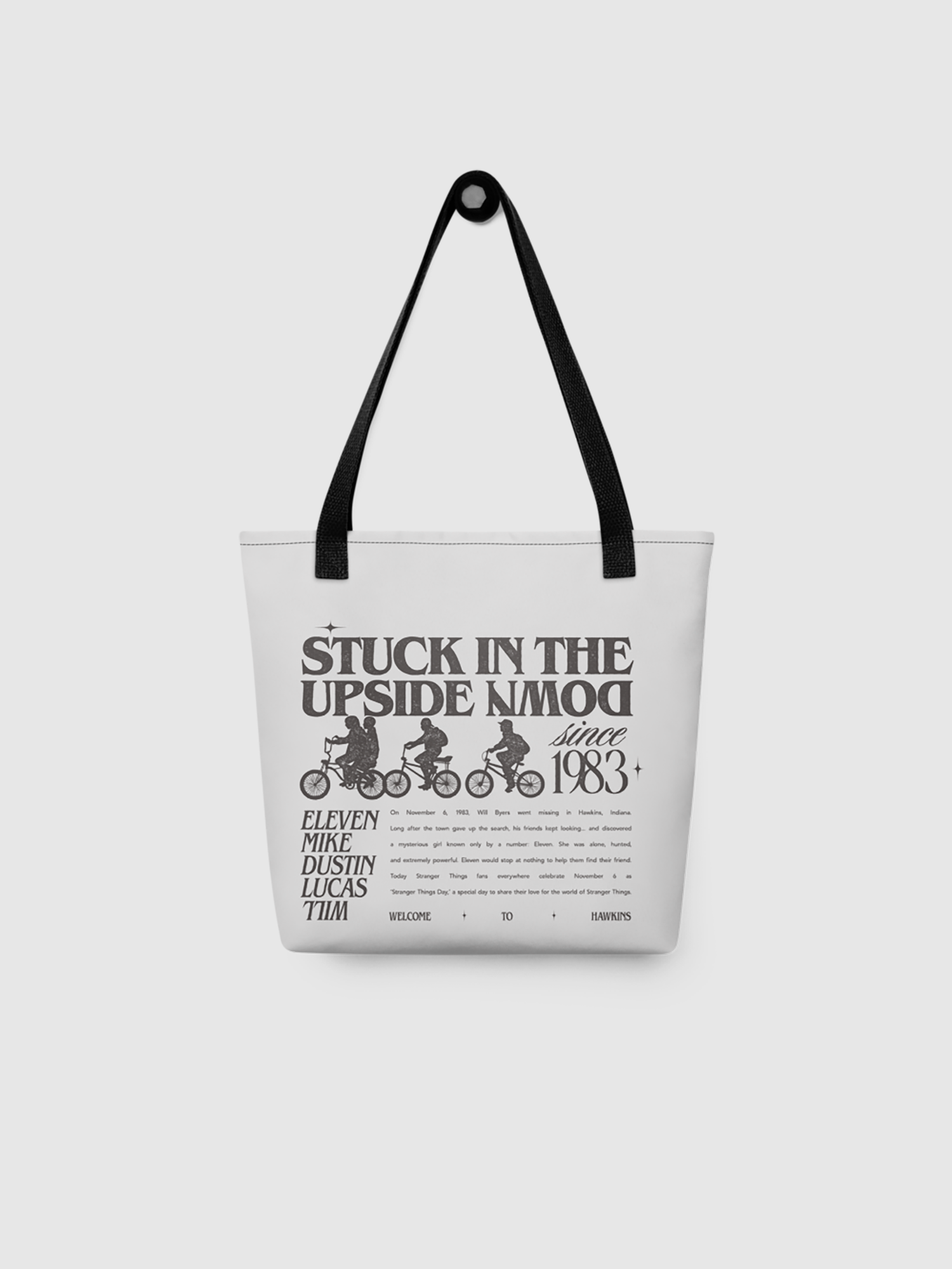 Stranger Things Stuck In The Upside Down Tote Bag – Netflix Shop