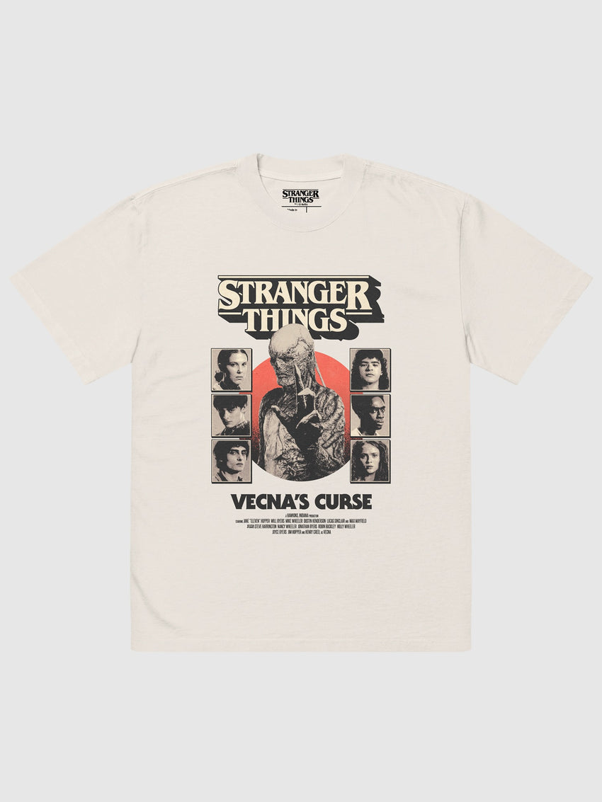 Stranger Things Oversized Faded T-Shirt Vecna's Curse – Netflix Shop