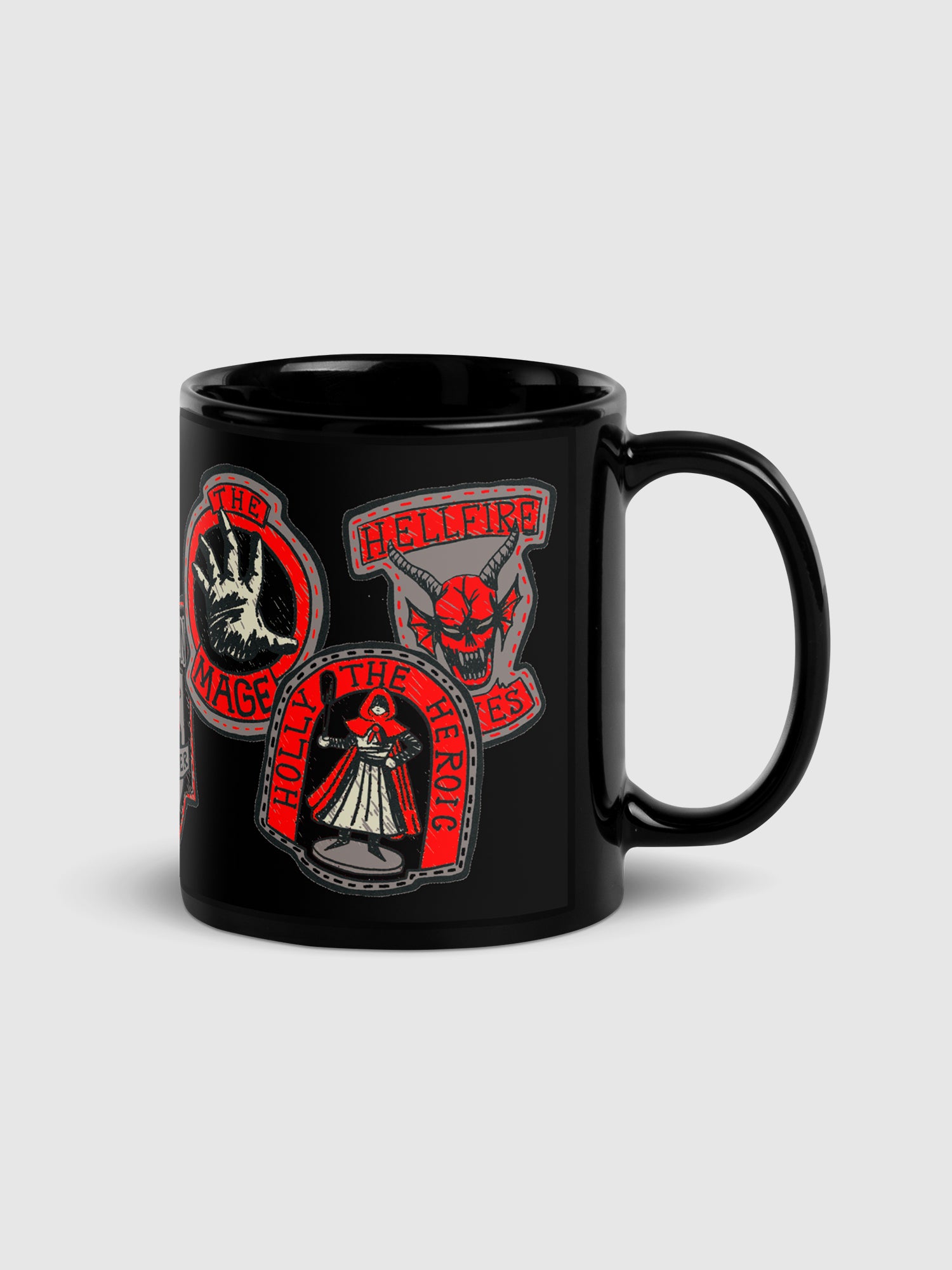 Stranger Things Mug Hellfire Club Badges – Netflix Shop