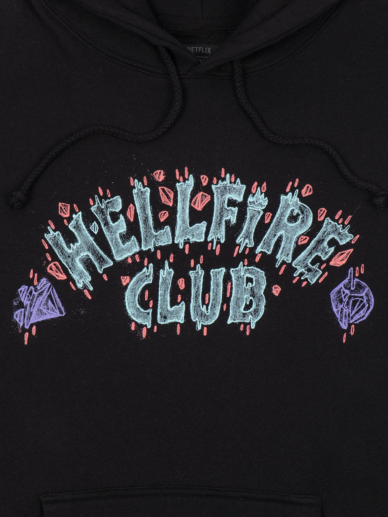 Stranger Things x Louis De Guzman Hellfire Club Hoodie – Netflix Shop