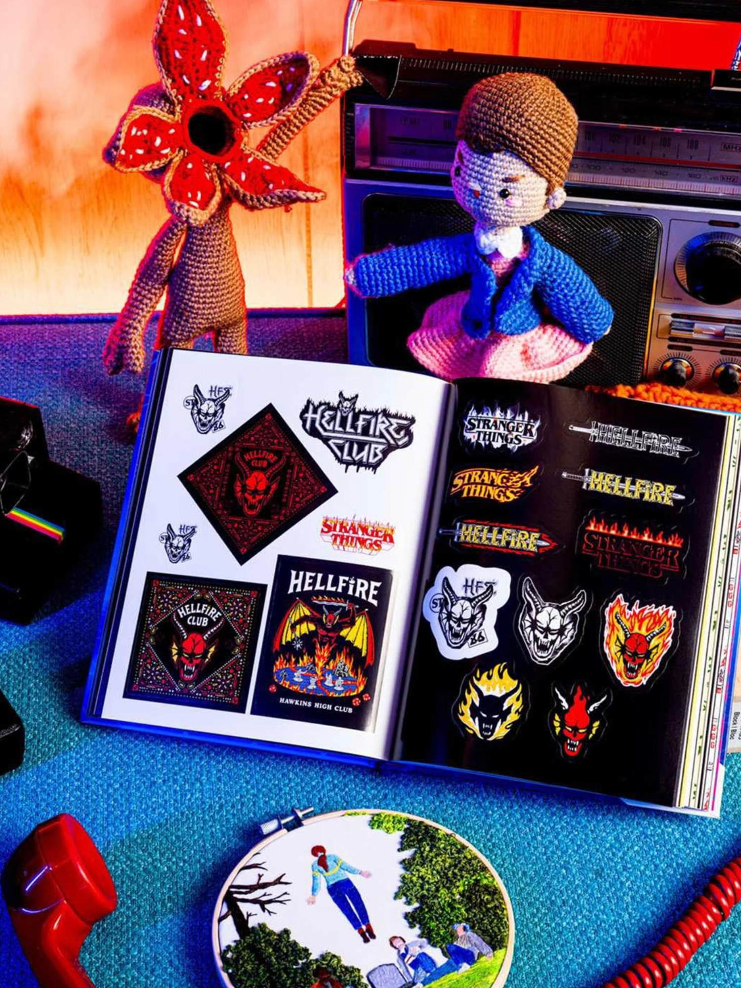 Stranger Things World of Stickers: Art Inspired by the Series