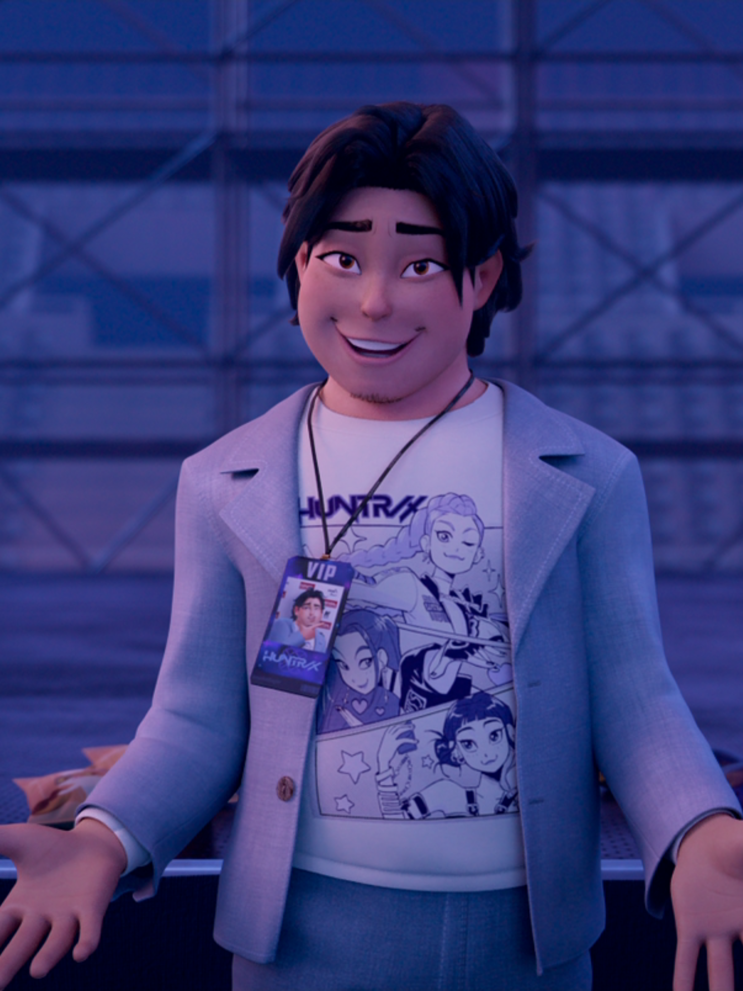 KPop Demon Hunters Huntrix Faded T Shirt | Netflix Shop