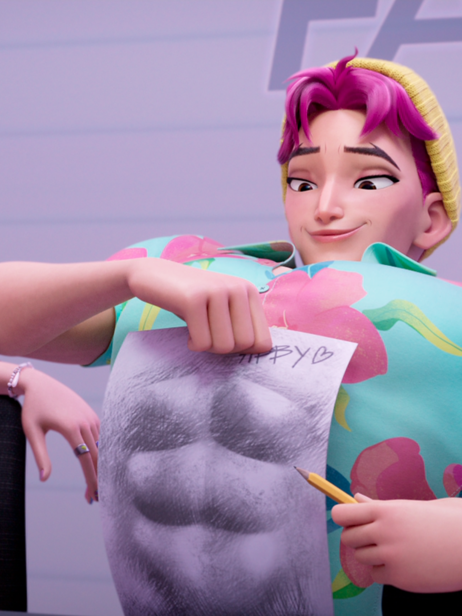 KPop Demon Hunters Abby Abs Signed Poster – Netflix Shop
