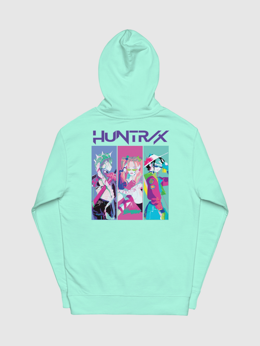 アイドル PIGGS_DEAR HUNTER TOUR Hoodie KINCHAN KPop Demon Hunters HUNTR/X Girl Crush Embroidered Hoodie – Netflix