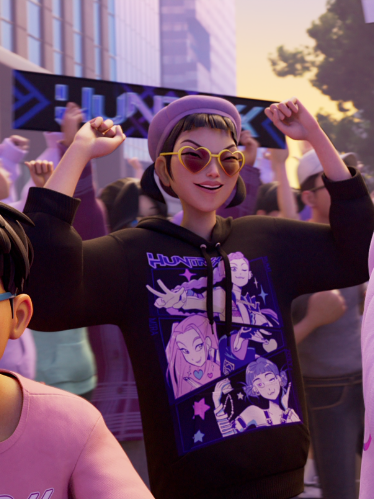 KPop Demon Hunters HUNTR/X Zip Up Hoodie – Netflix Shop