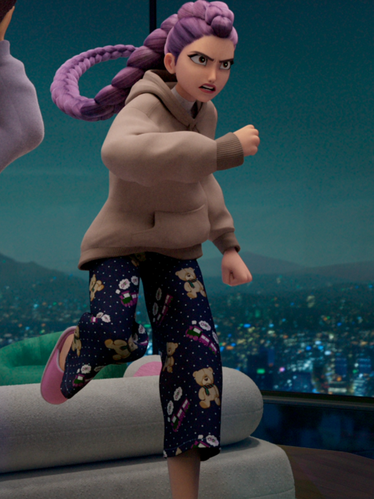 HUNTR/X Rumi Choo Choo Pajama Pants | Netflix Shop HUNTR/X Rumi Choo Choo Pajama Pants | Netflix Shop