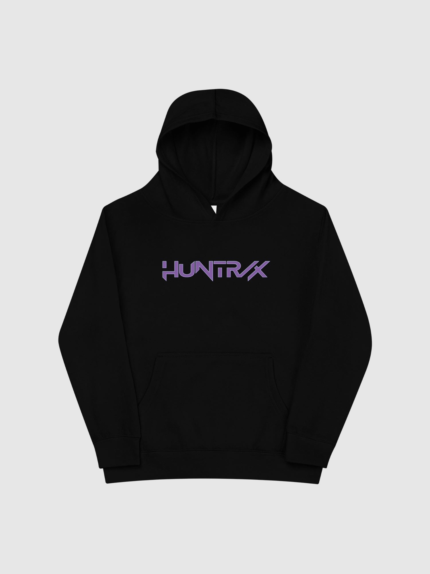 T-shirt Enfant K-Pop Demon Hunters Huntrix/Huntr/X – Logo Pastel, Noir, Coton Doux, Taille 7-8 Ans