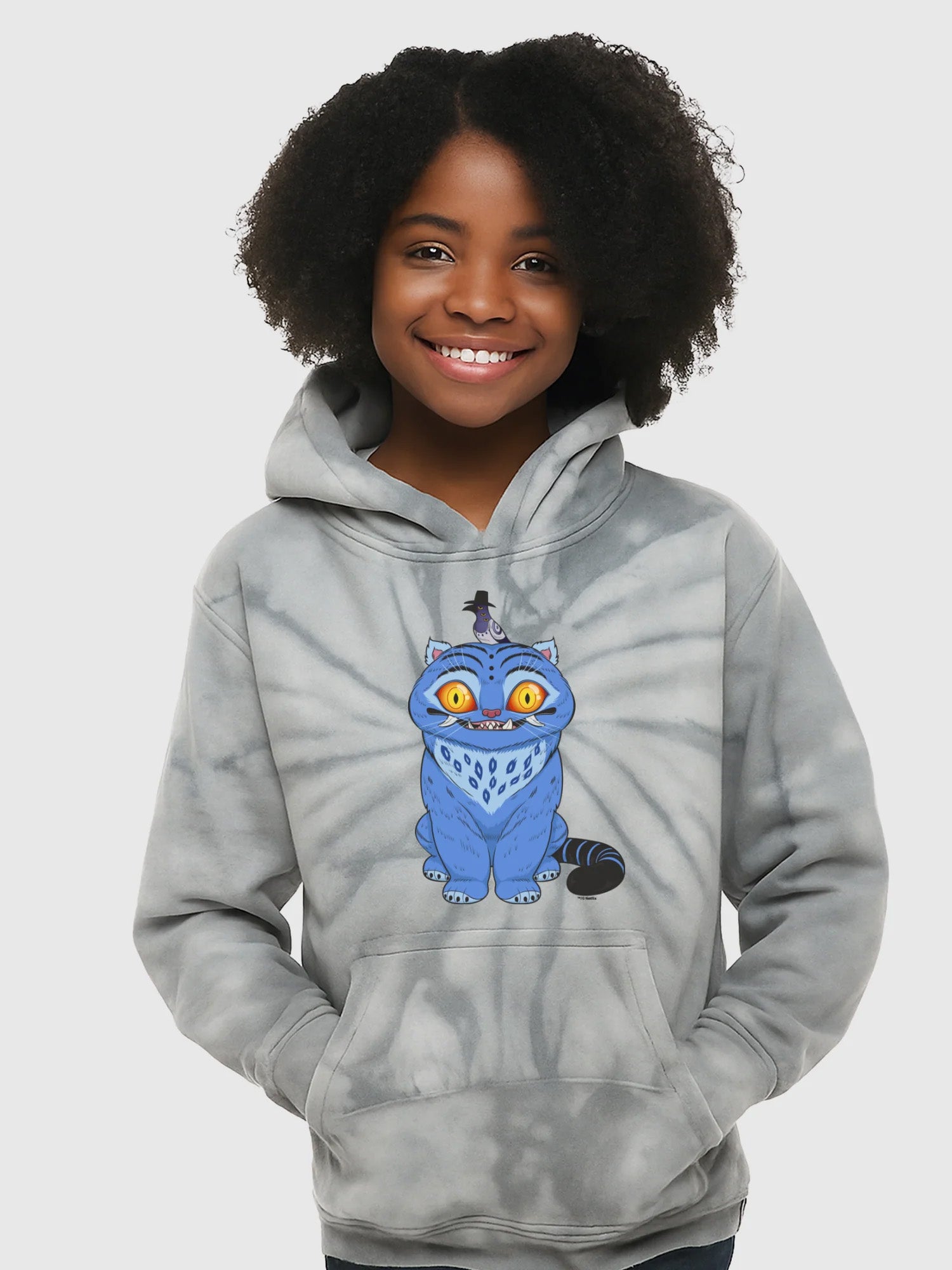 KPop Demon Hunters Derpy Tiger and Sussie Magpie Tie-Dye Kids