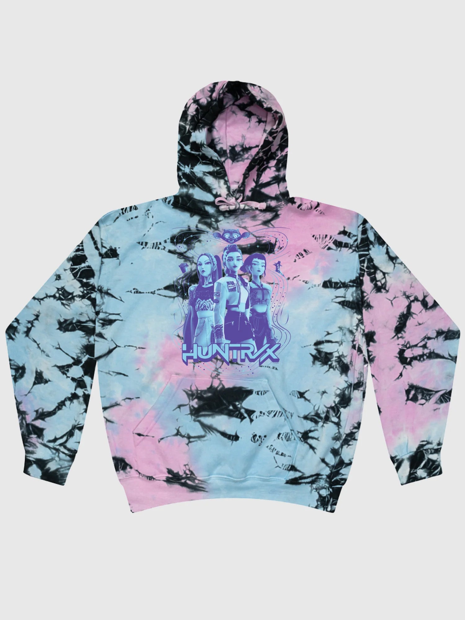 KPop Demon Hunters HUNTR/X Tie-Dye Kids Hoodie – Netflix Shop