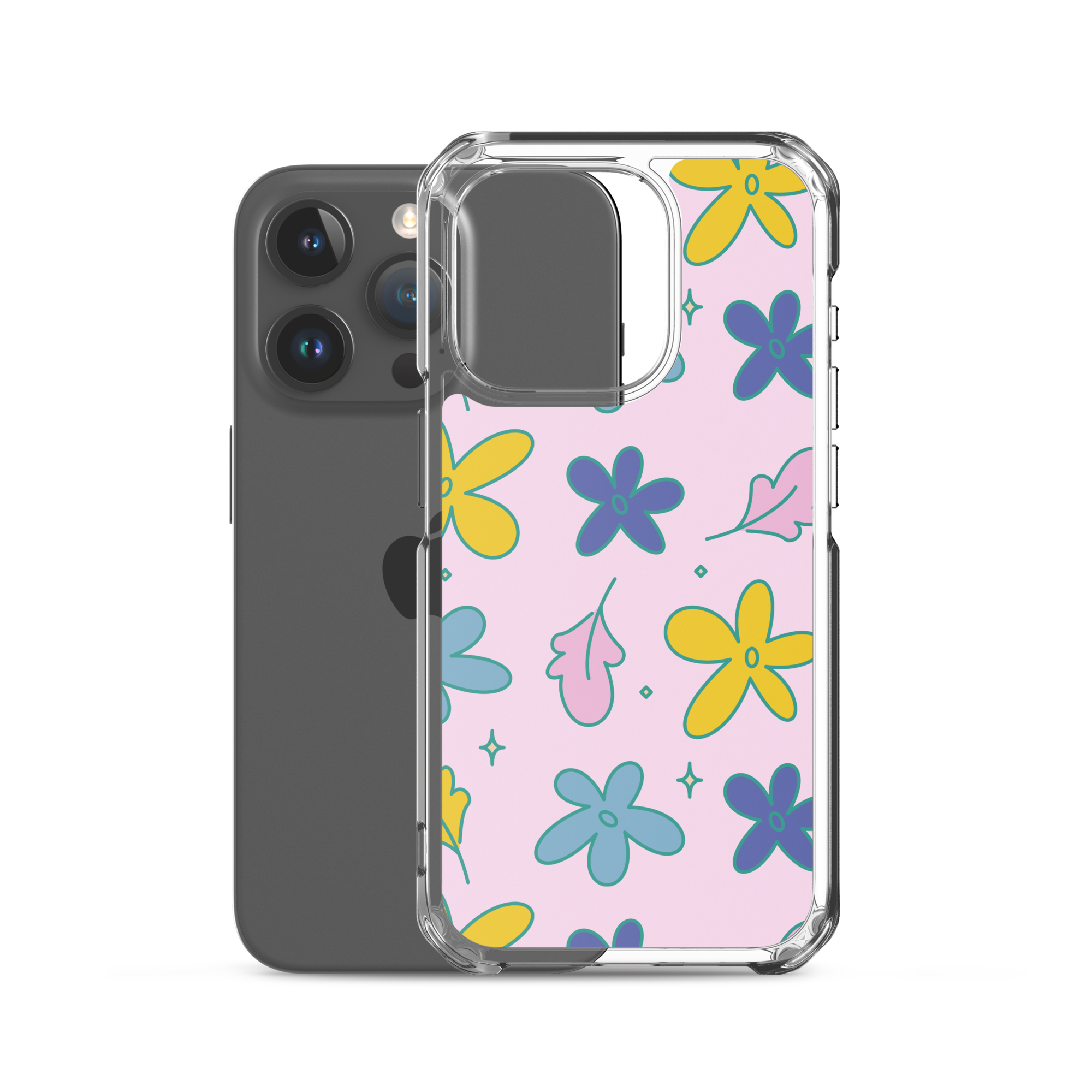 Heartstopper Pink Flower Phone Case