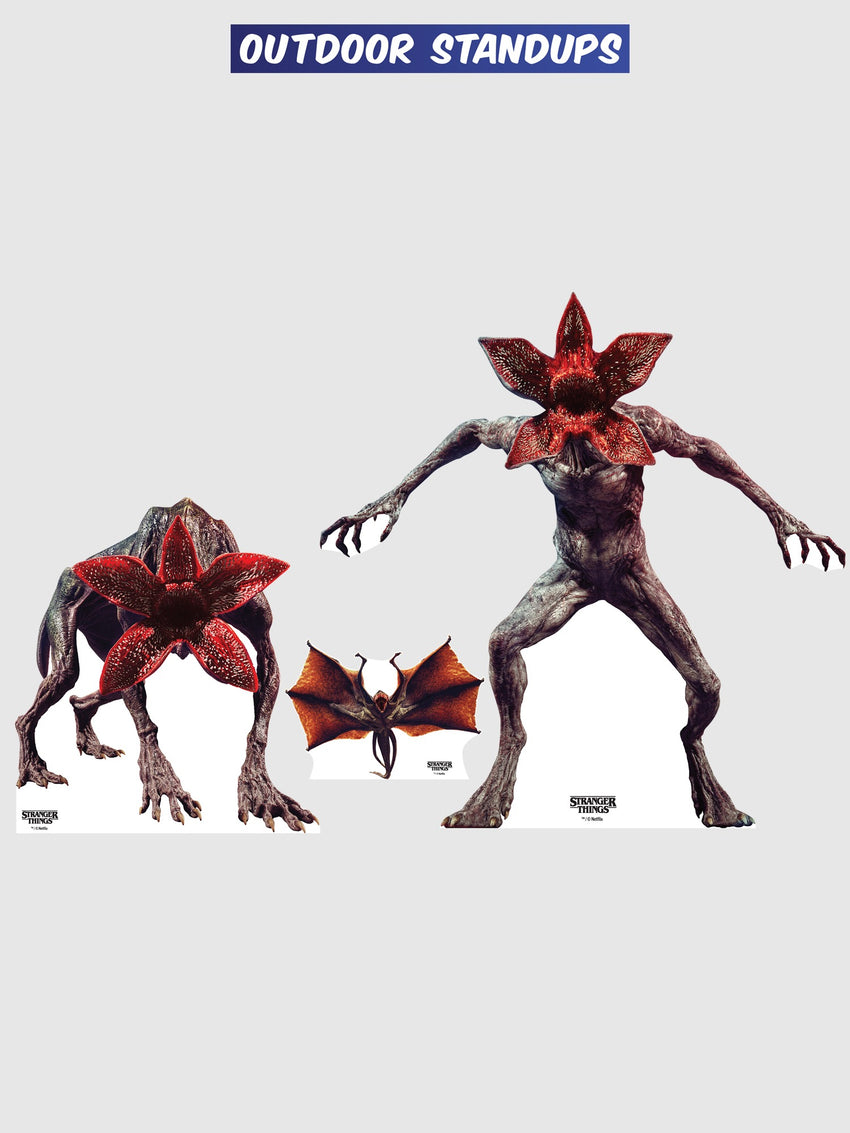 ストレンジャーシングス - Netflix公式グッズ - Demogorgon Stranger Things Outdoor Standees Demogorgon, Demo Dog & Demo Bat