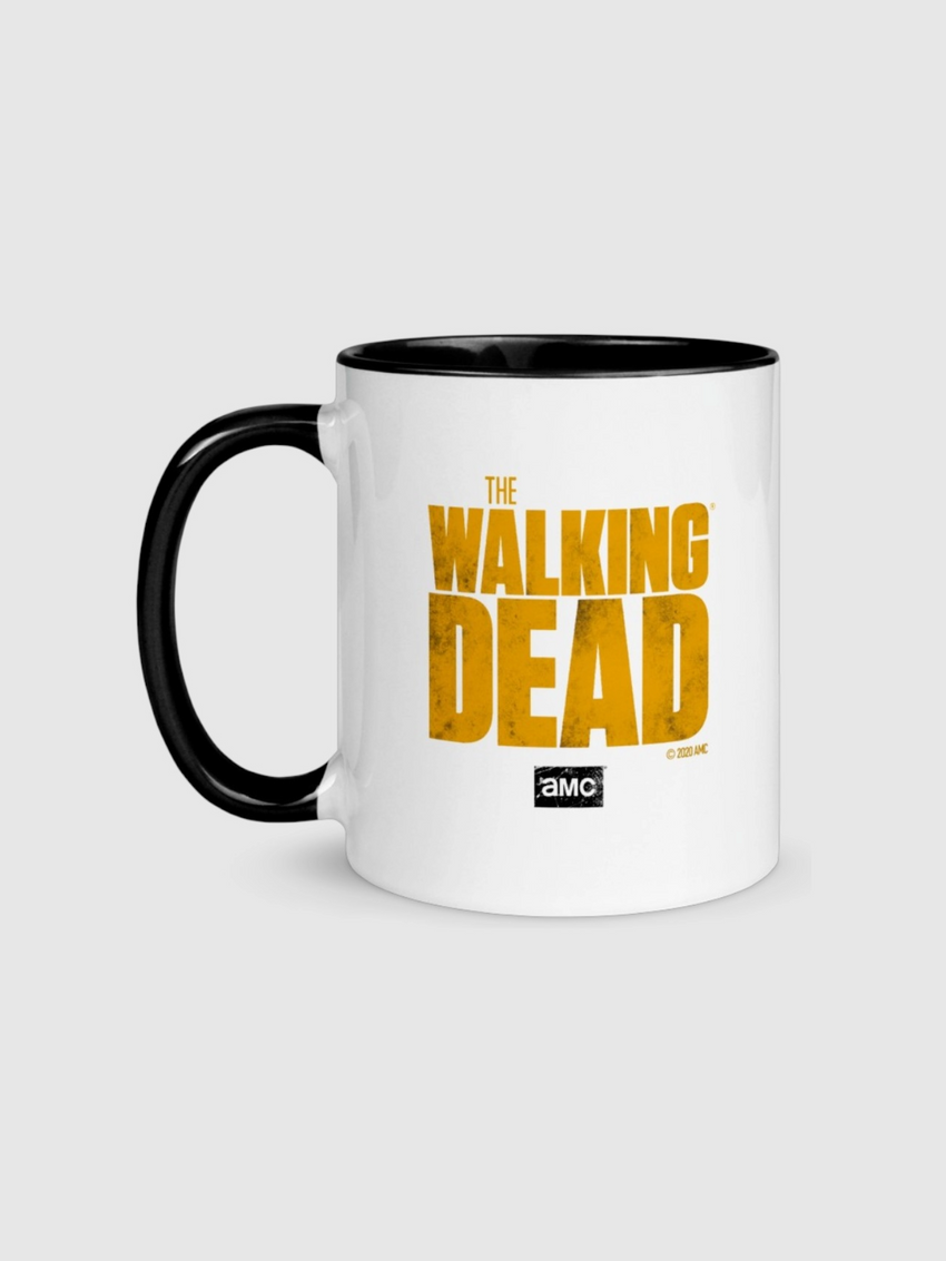 amc walking dead coffee mug The Walking Dead Logo Two-Tone Mug