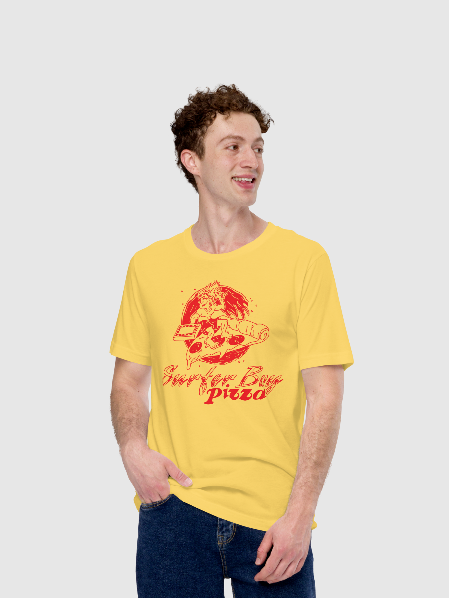 Surfer Boy Pizza Shirt | Netflix Shop