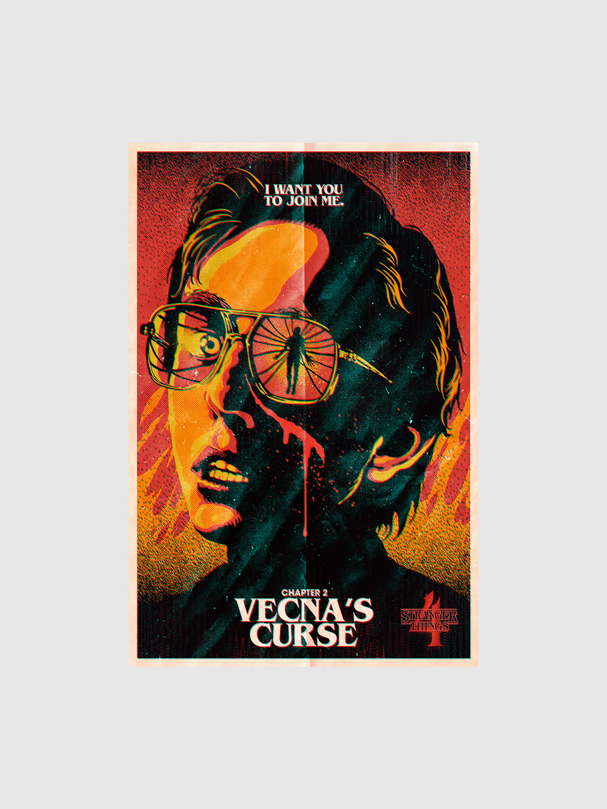 Vecna's Curse Stranger Things Poster | Netflix Shop