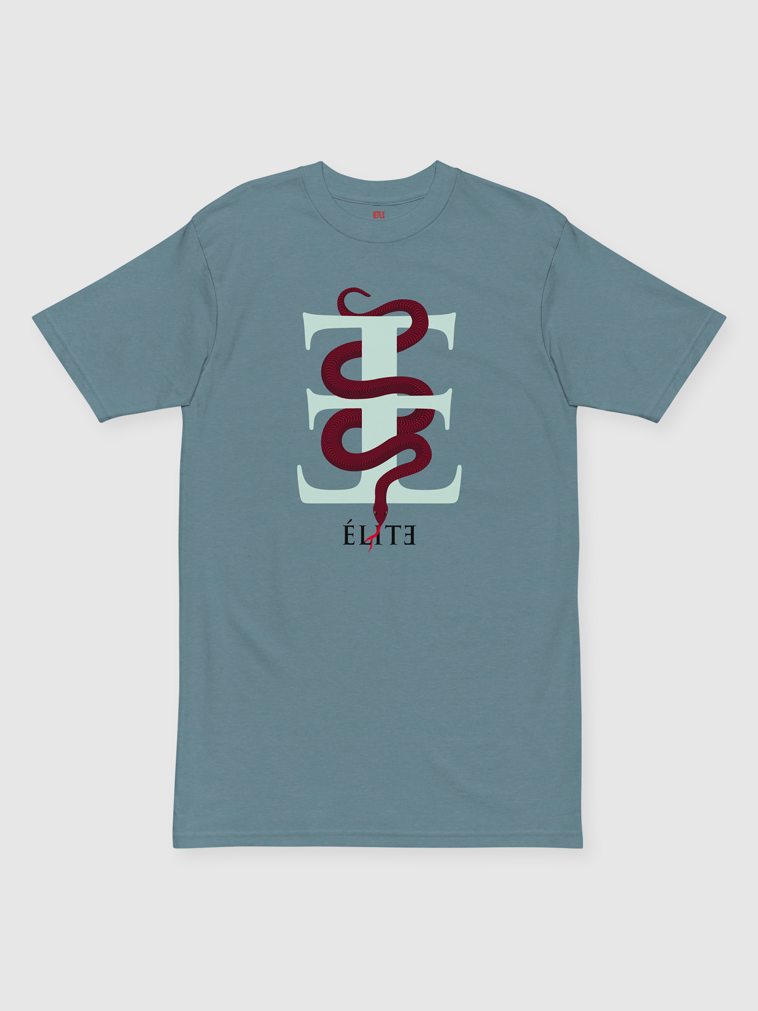 Elite Premium T-Shirt - Blue | Netflix Shop