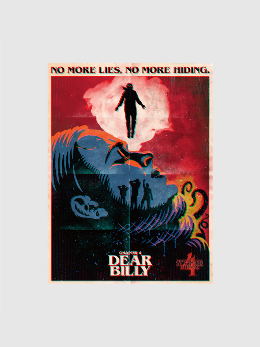 ブッチャービリー Stranger Things アートポスター　公式 StrangerThingsDearBillyPoster_
