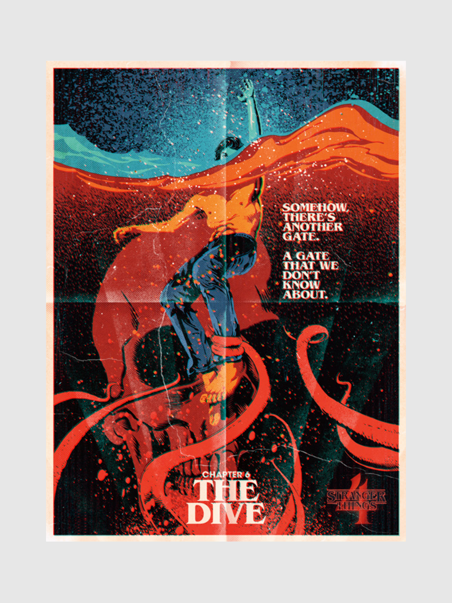 Stranger Things The Dive Poster | Netflix Shop
