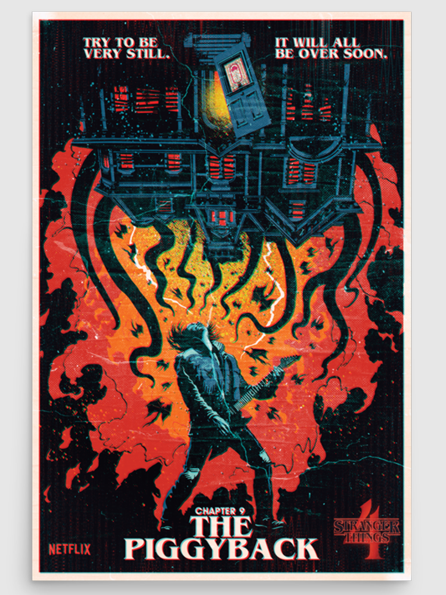 Stranger Things x The Piggyback Poster | Netflix Shop