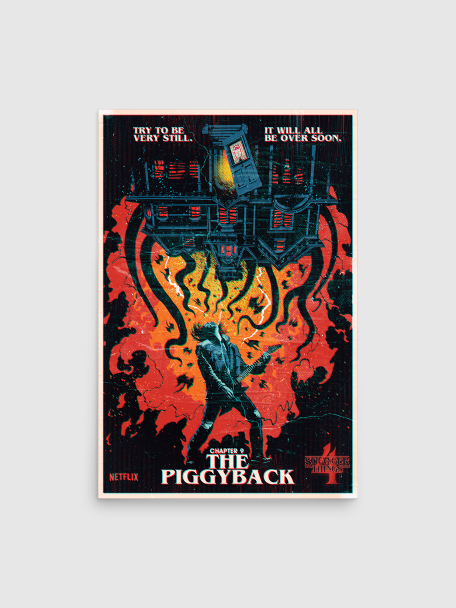 STRANGER THINGS ポスター Stranger Things x The Piggyback Poster | Netflix Shop