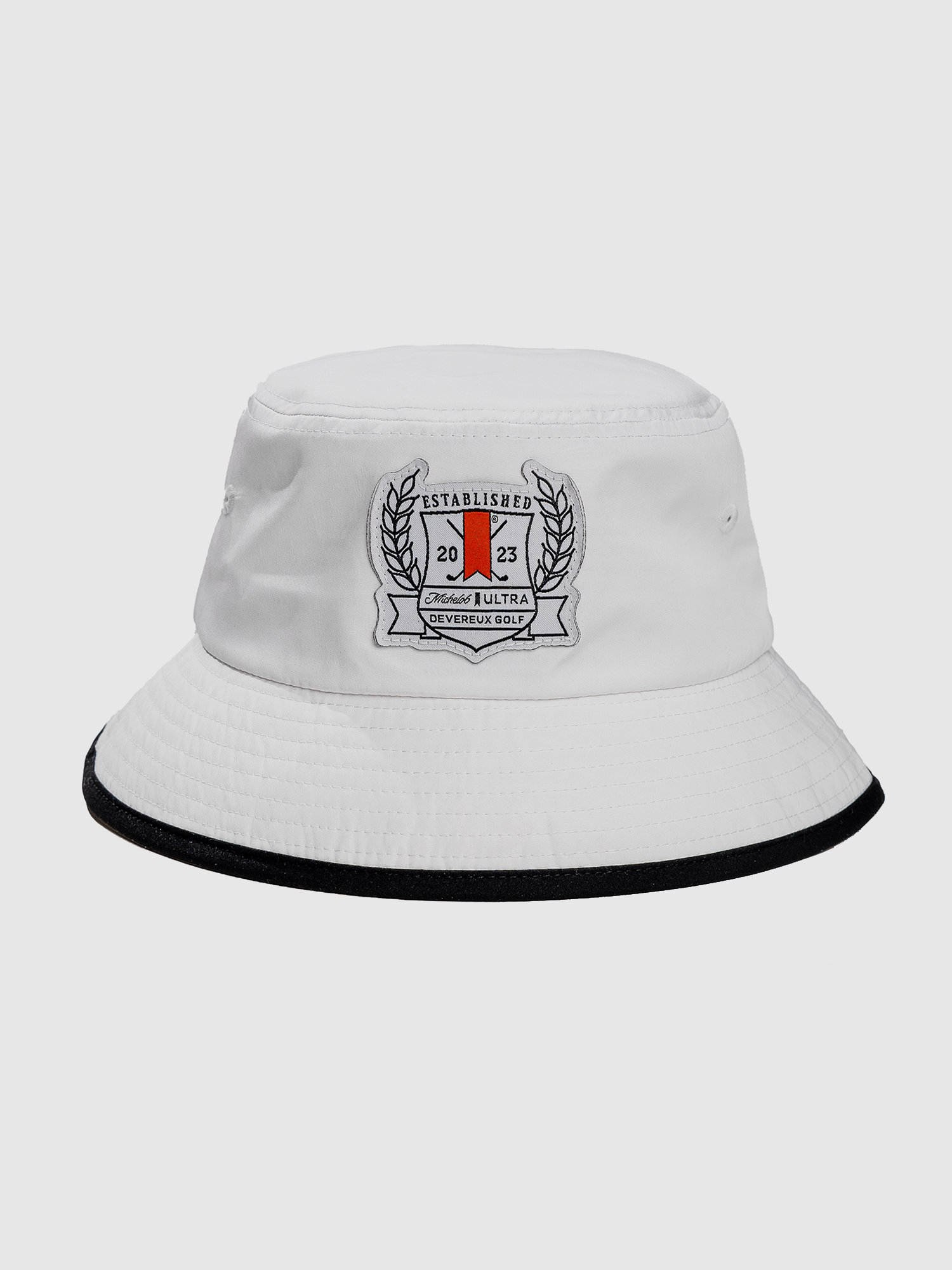 ULTRA Crest White Bucket Hat