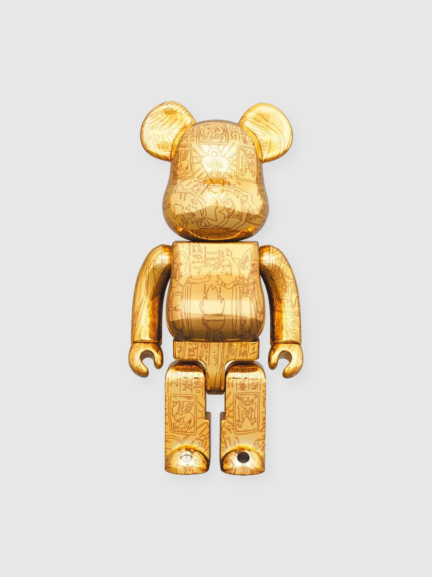 Yu-Gi-Oh! Millennium Puzzle 400 Bearbrick 25th Anniversary Be@rbrick M –  Archies Toys